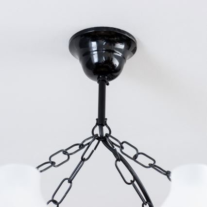 Brilagi - Żyrandol na łańcuchu QUEEN 8xE14/40W/230V buk/orzech