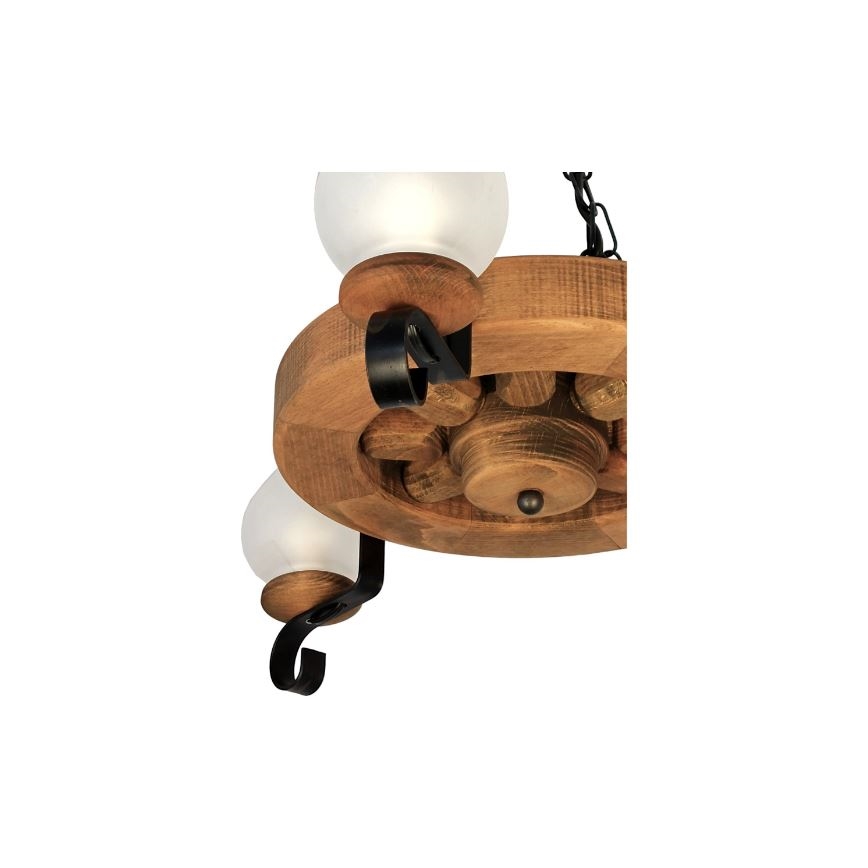 Brilagi - Żyrandol na łańcuchu ROATA 3xE14/40W/230V buk