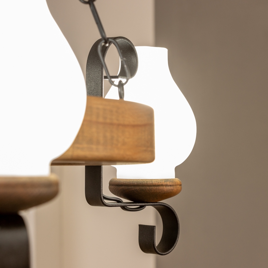 Brilagi - Żyrandol na łańcuchu ROATA 3xE14/40W/230V buk