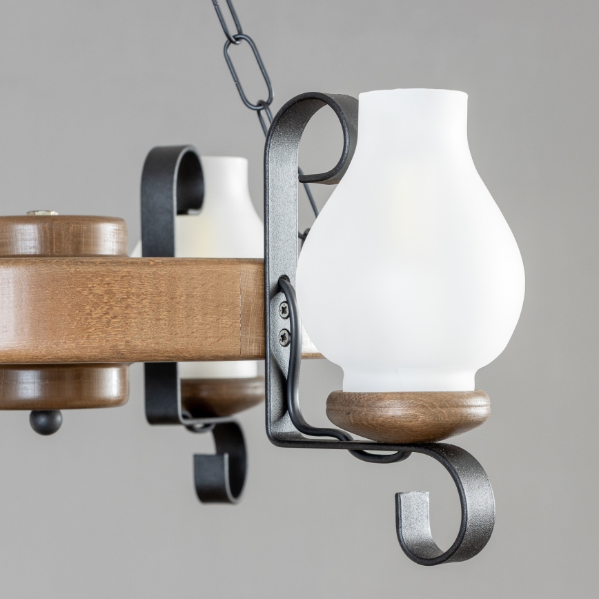 Brilagi - Żyrandol na łańcuchu ROATA 3xE14/40W/230V buk/orzech