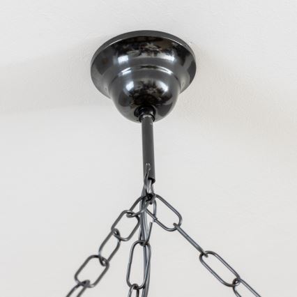 Brilagi - Żyrandol na łańcuchu ROATA 5xE14/40W/230V, średnica 70 cm, buk/orzech