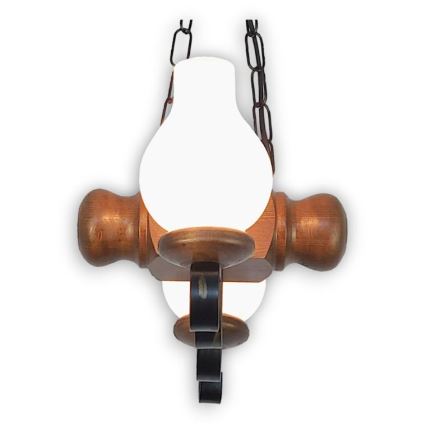 Brilagi - Żyrandol na łańcuchu RUSTIC 2xE14/40W/230V buk/orzech