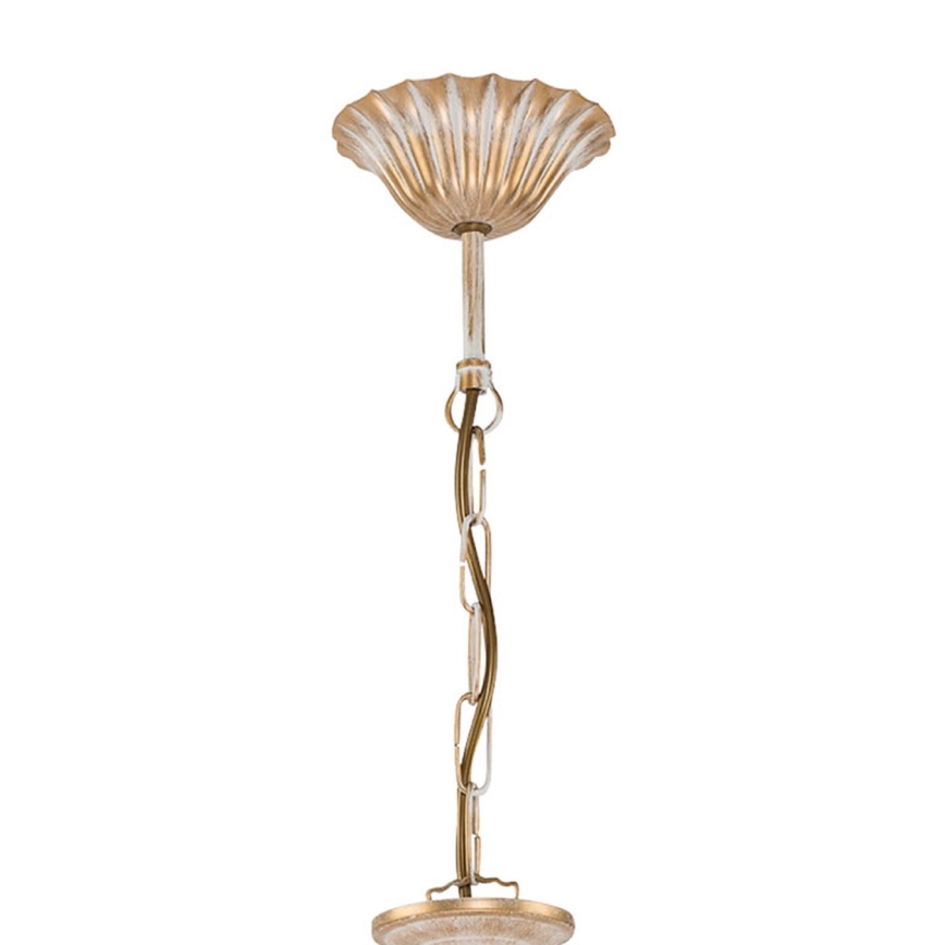 Brilagi - Żyrandol na łańcuchu SONIA 3xE27/15W/230V śr. 64 cm kremowy/patina