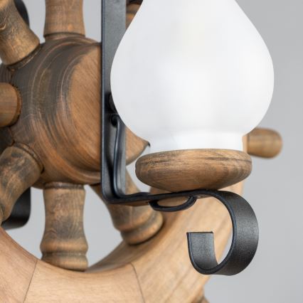 Brilagi - Żyrandol na łańcuchu TIMONA 2xE14/40W/230V buk