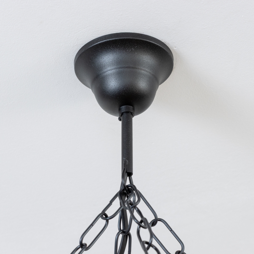 Brilagi - Żyrandol na łańcuchu TIMONA 8xE14/40W/230V śr. 70 cm buk/orzech