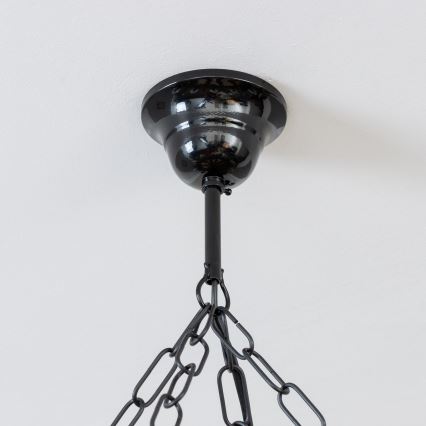 Brilagi - Żyrandol na łańcuchu TIMONA 8xE14/40W/230V śr. 70 cm bukowy