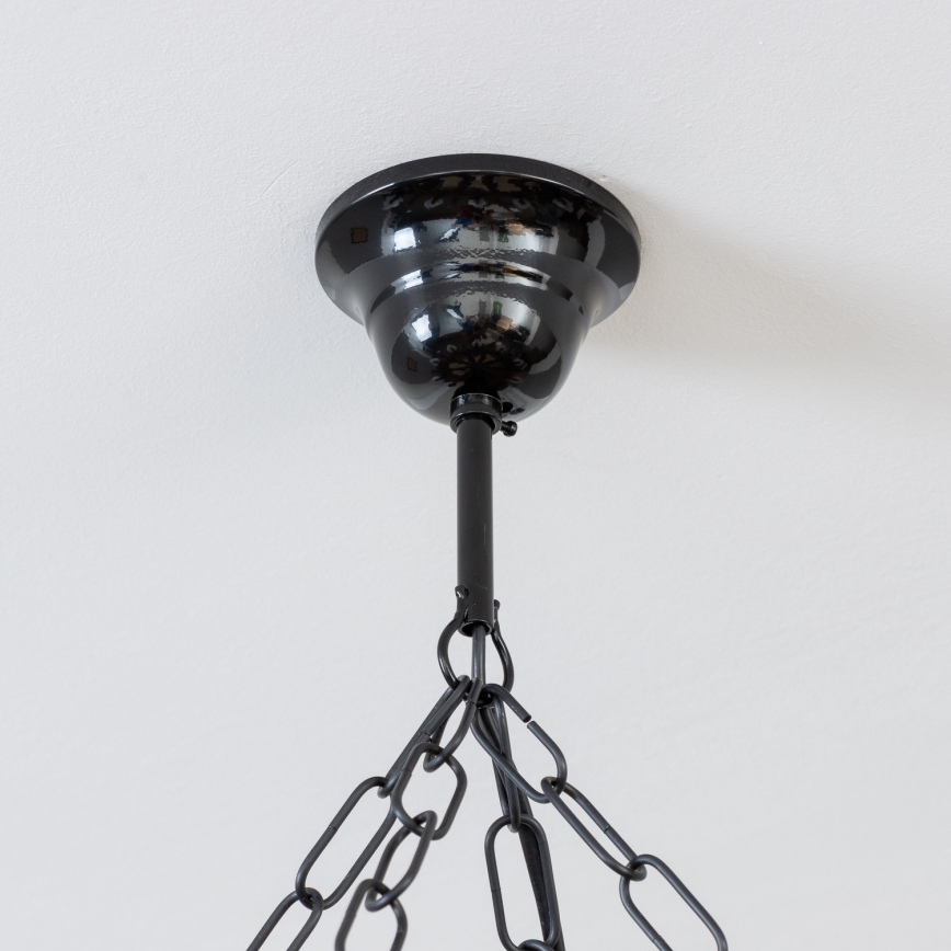 Brilagi - Żyrandol na łańcuchu TIMONA 8xE14/40W/230V śr. 70 cm bukowy