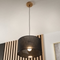 Brilagi - Żyrandol na lince ANTHONY 1xE27/60W/230V dąb/czarny