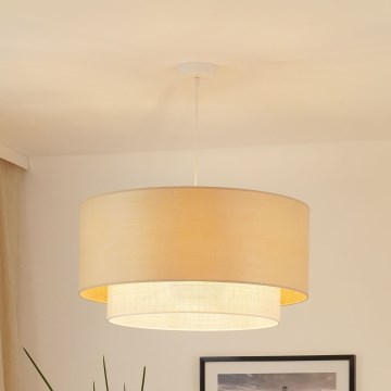 Brilagi - Żyrandol na lince ARIZONA BOHO 1xE27/15W/230V śr. 60 cm beżowy/biały