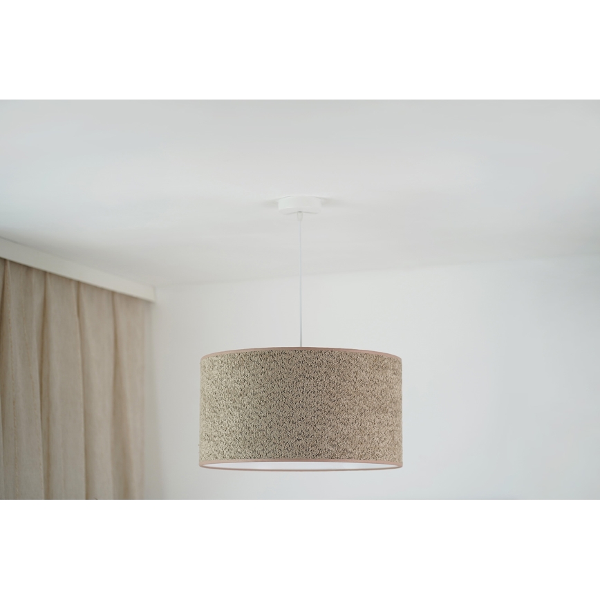 Brilagi - Żyrandol na lince BOUCLE ROLLER 1xE27/15W/230V śr. 45 cm brązowy