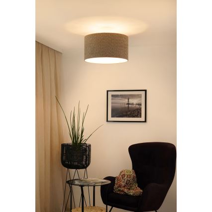 Brilagi - Żyrandol na lince BOUCLE ROLLER 1xE27/15W/230V śr. 45 cm brązowy