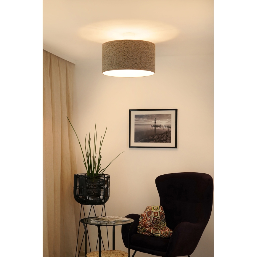 Brilagi - Żyrandol na lince BOUCLE ROLLER 1xE27/15W/230V śr. 45 cm brązowy