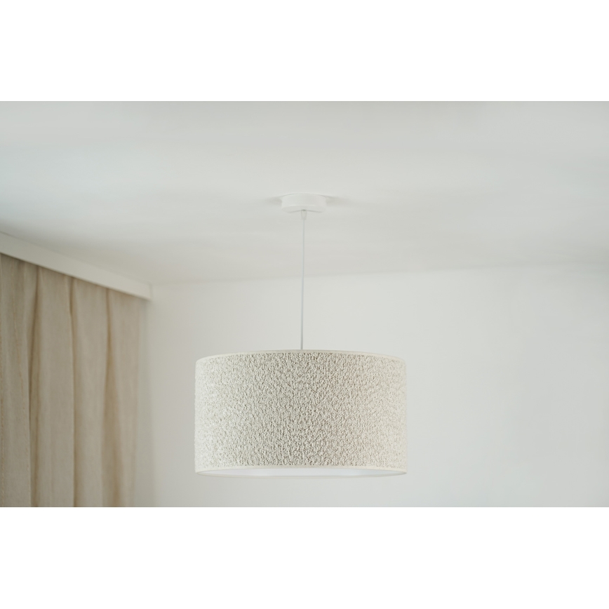 Brilagi - Żyrandol na lince BOUCLE ROLLER 1xE27/15W/230V śr. 45 cm kremowy