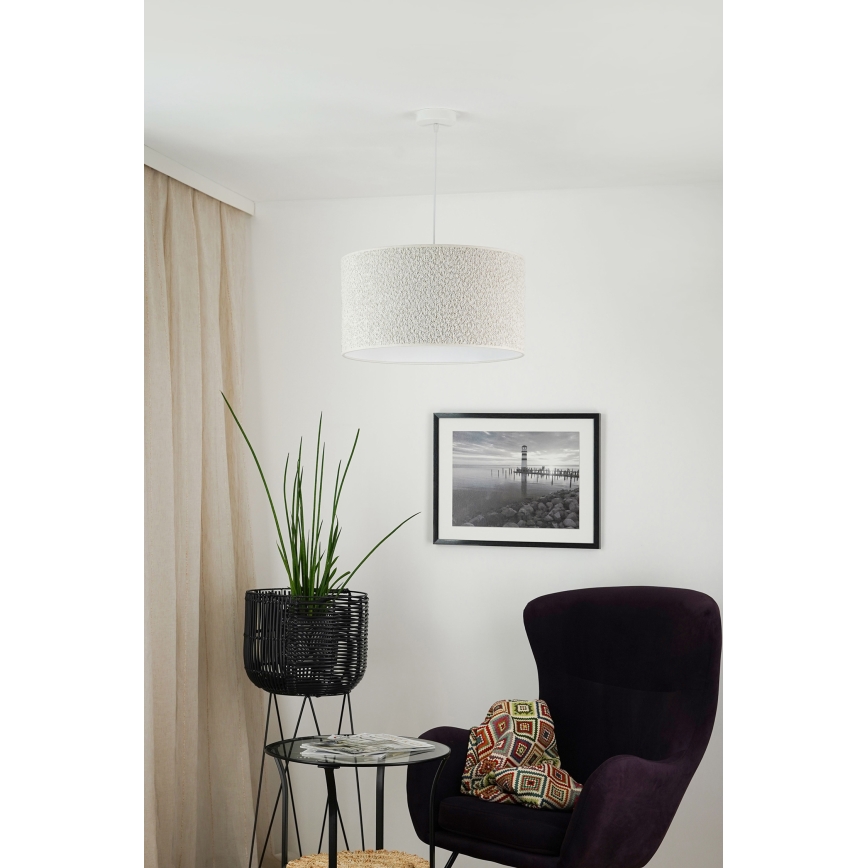 Brilagi - Żyrandol na lince BOUCLE ROLLER 1xE27/15W/230V śr. 45 cm kremowy
