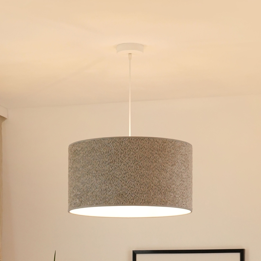 Brilagi - Żyrandol na lince BOUCLE ROLLER 1xE27/15W/230V śr. 45 cm szary