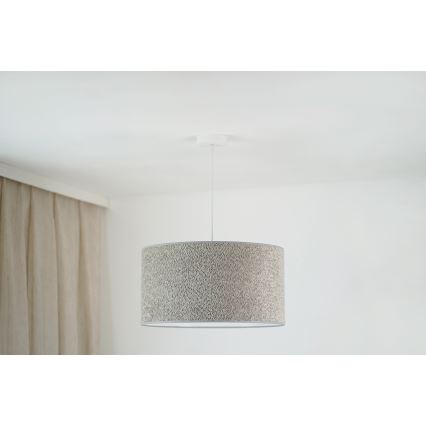 Brilagi - Żyrandol na lince BOUCLE ROLLER 1xE27/15W/230V śr. 45 cm szary