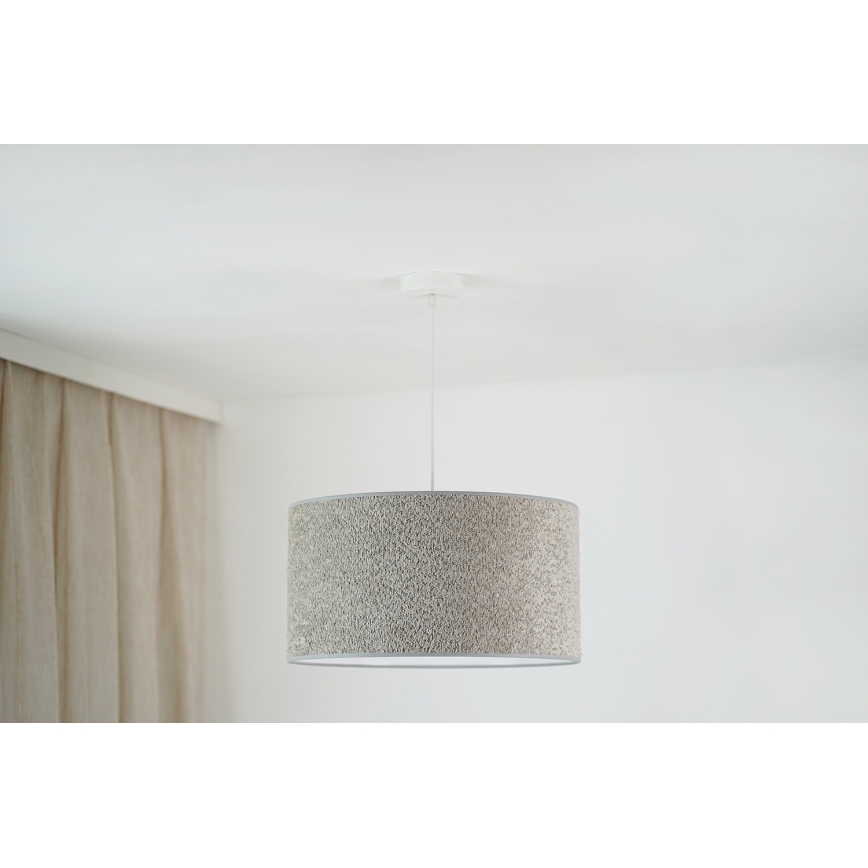 Brilagi - Żyrandol na lince BOUCLE ROLLER 1xE27/15W/230V śr. 45 cm szary