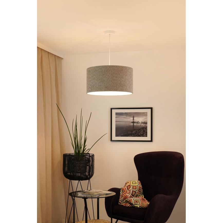 Brilagi - Żyrandol na lince BOUCLE ROLLER 1xE27/15W/230V śr. 45 cm szary