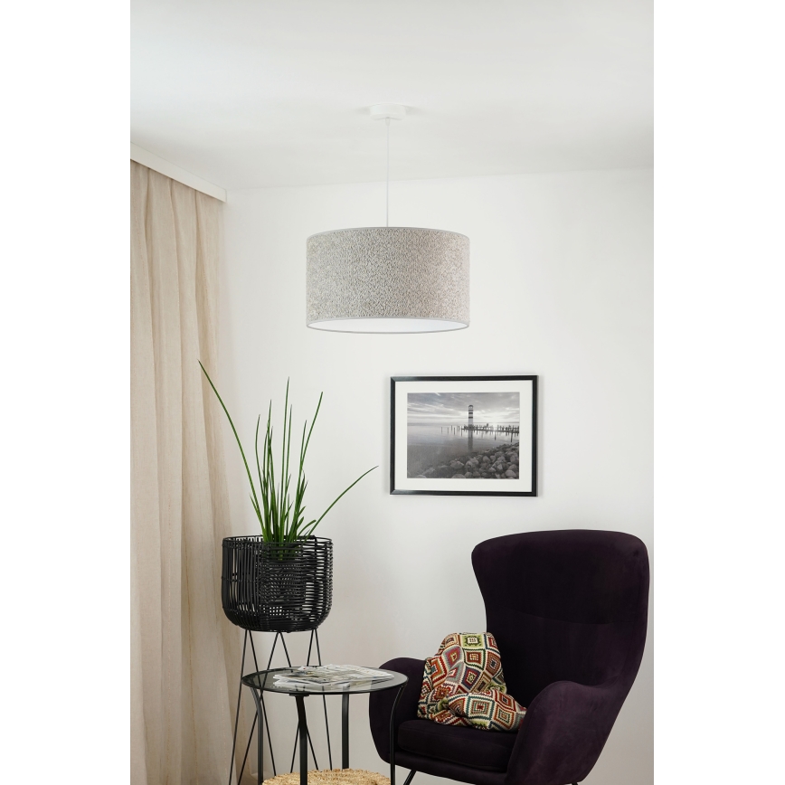 Brilagi - Żyrandol na lince BOUCLE ROLLER 1xE27/15W/230V śr. 45 cm szary