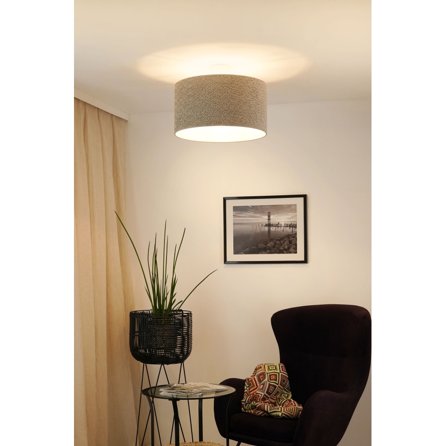 Brilagi - Żyrandol na lince BOUCLE ROLLER 1xE27/15W/230V śr. 45 cm szary