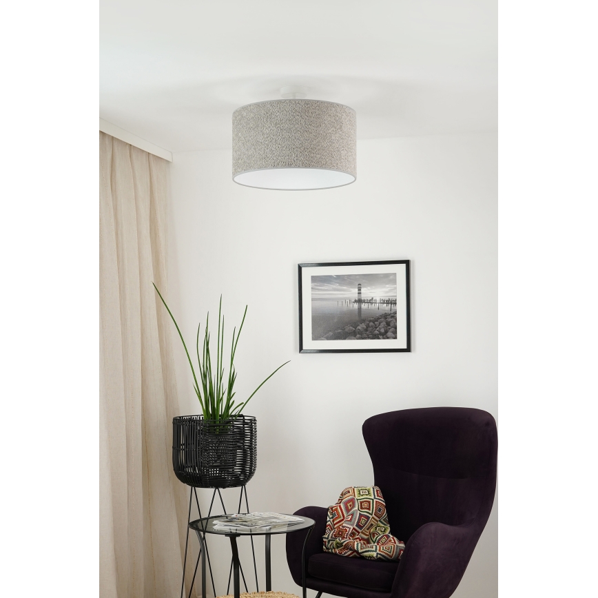 Brilagi - Żyrandol na lince BOUCLE ROLLER 1xE27/15W/230V śr. 45 cm szary