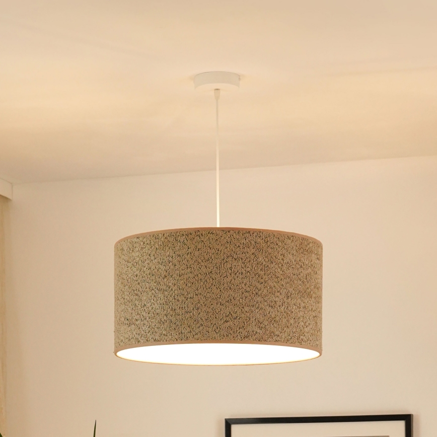 Brilagi - Żyrandol na lince BOUCLE ROLLER 1xE27/15W/230V śr. 50 cm brązowy