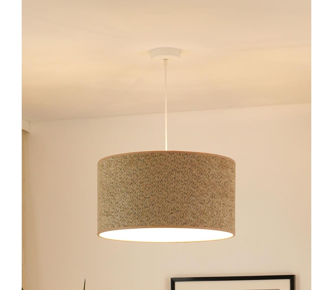 Brilagi - Żyrandol na lince BOUCLE ROLLER 1xE27/15W/230V śr. 50 cm brązowy