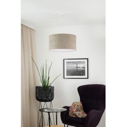Brilagi - Żyrandol na lince BOUCLE ROLLER 1xE27/15W/230V śr. 50 cm brązowy