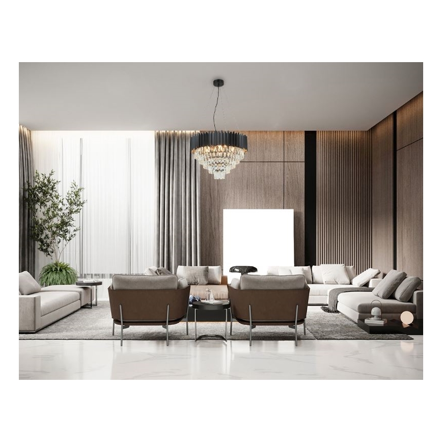 Brilagi - Żyrandol na lince CARLOS 9xE14/40W/230V śr. 60 cm