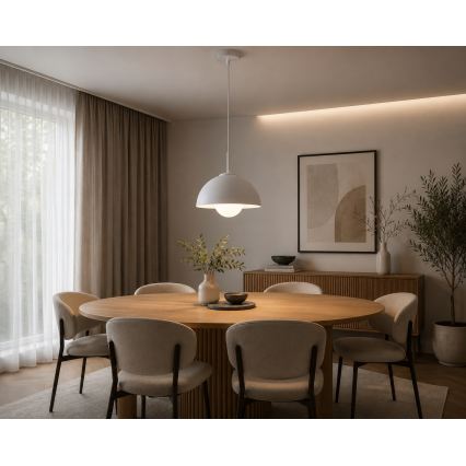 BRILAGI - Żyrandol na lince COSMO 1xE27/60W/230V śr. 30 cm biały/złoty