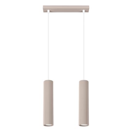 Brilagi - Żyrandol na lince CRESTO 2xGU10/10W/230V taupe