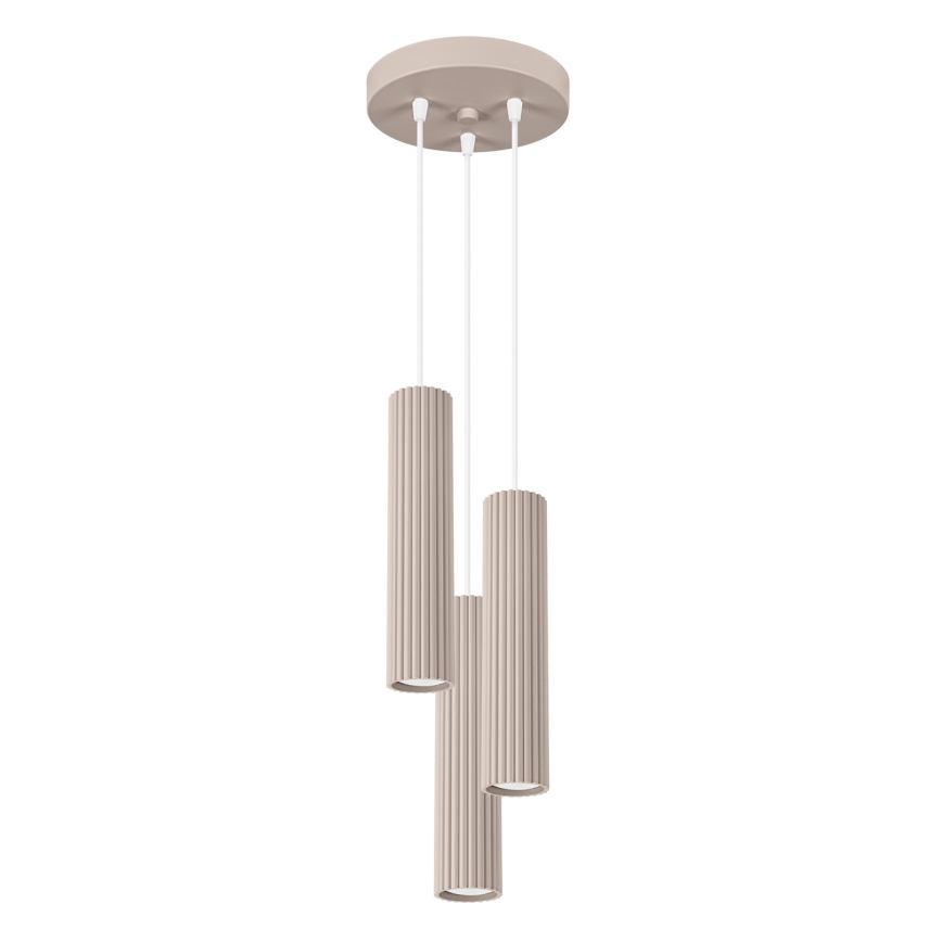 Brilagi - Żyrandol na lince CRESTO 3xGU10/10W/230V taupe