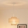Brilagi - Żyrandol na lince DALLAS 1xE27/15W/230V śr. 30 cm brązowy/kremowy/biały