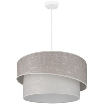 Brilagi - Żyrandol na lince DOVER SHINE 1xE27/15W/230V śr. 50 cm szary/kremowy