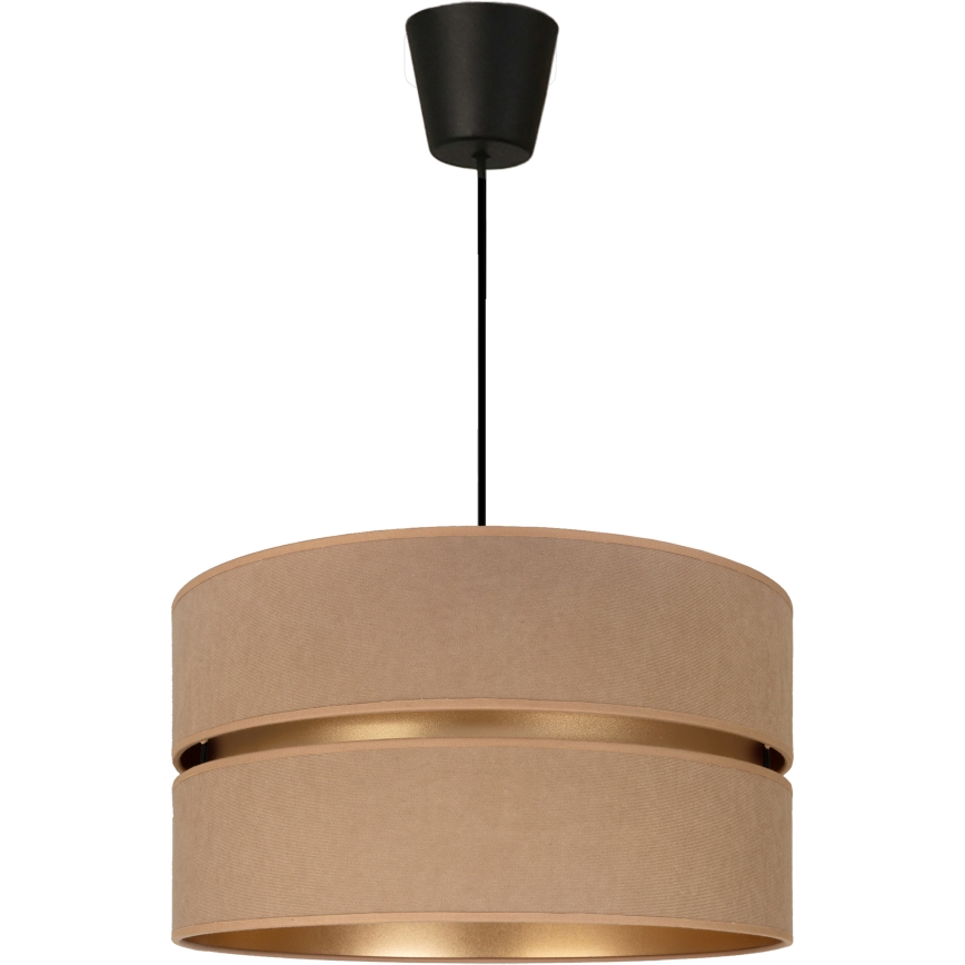 Brilagi - Żyrandol na lince DUO-DUO 1xE27/60W/230V śr. 40 cm beżowy/złoty