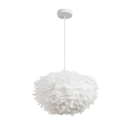 Brilagi - Żyrandol na lince FEATHER 3x E27/40W/230V śr. 50 cm biały