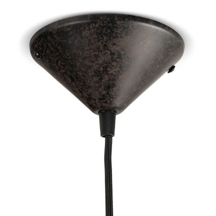 BRILAGI - Żyrandol na lince FORGE 1xE27/60W/230V śr. 36 cm brązowy