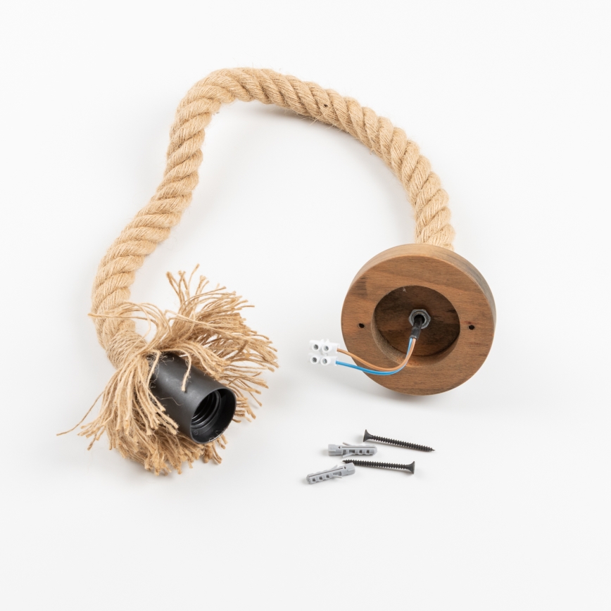 Brilagi - Żyrandol na lince KOS 1xE27/60W/230V buk