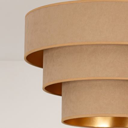 Brilagi - Żyrandol na lince LUNETA 1xE27/60W/230V śr. 40 cm beżowy/złoty