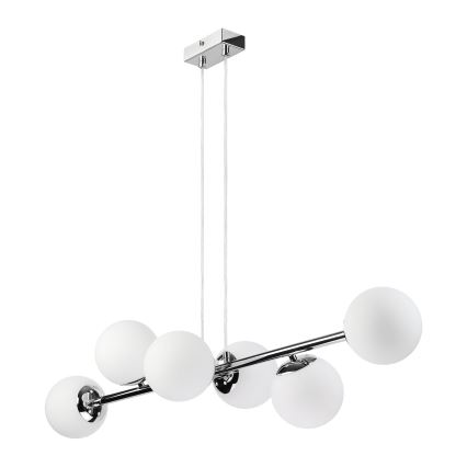 Brilagi - Żyrandol na lince MALONY 6xE14/20W/230V chrom błyszczący