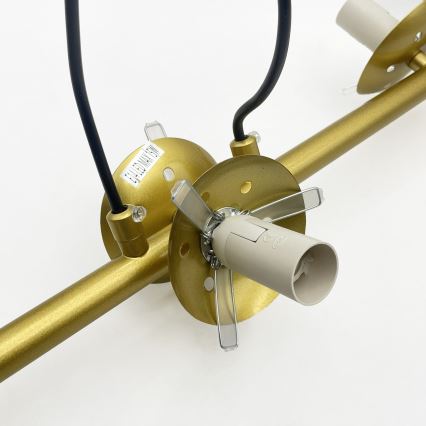 Brilagi - Żyrandol na lince MALONY 6xE14/20W/230V złoty