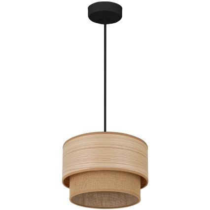 Brilagi - Żyrandol na lince MONTANA BOHO 1xE27/15W/230V śr. 25 cm brązowy/czarny