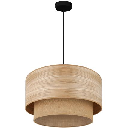 Brilagi - Żyrandol na lince MONTANA BOHO 1xE27/15W/230V śr. 45 cm brązowy/czarny