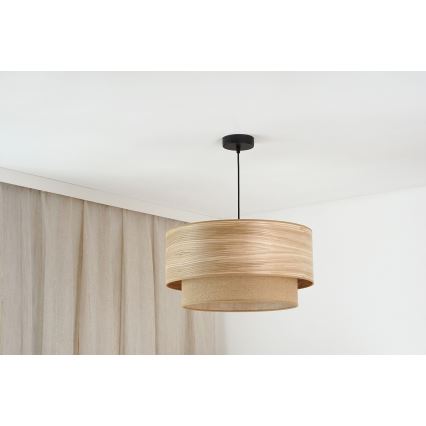 Brilagi - Żyrandol na lince MONTANA BOHO 1xE27/15W/230V śr. 45 cm brązowy/czarny