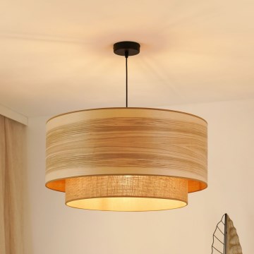 Brilagi - Żyrandol na lince MONTANA BOHO 1xE27/15W/230V śr. 60 cm brązowy/czarny