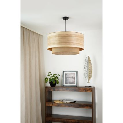 Brilagi - Żyrandol na lince MONTANA BOHO 1xE27/15W/230V śr. 60 cm brązowy/czarny