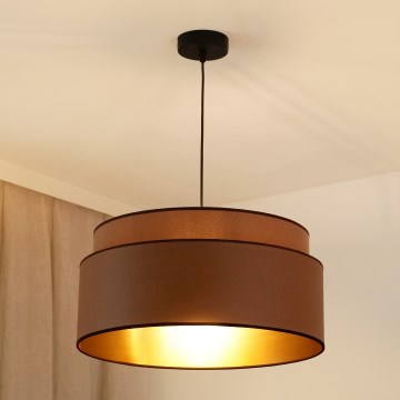 Brilagi - Żyrandol na lince OREGON VEGE 1xE27/15W/230V śr. 45 cm brązowy