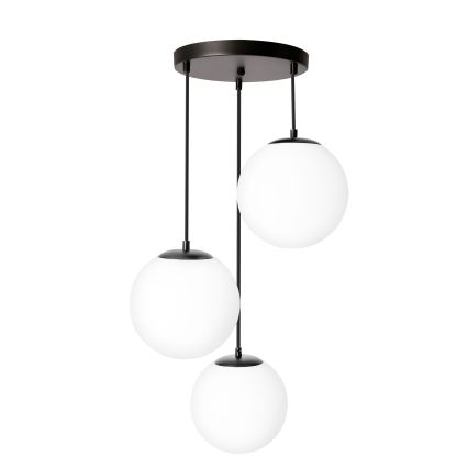 BRILAGI - Żyrandol na lince POLOS 3xE27/40W/230V Ø 42 cm czarny