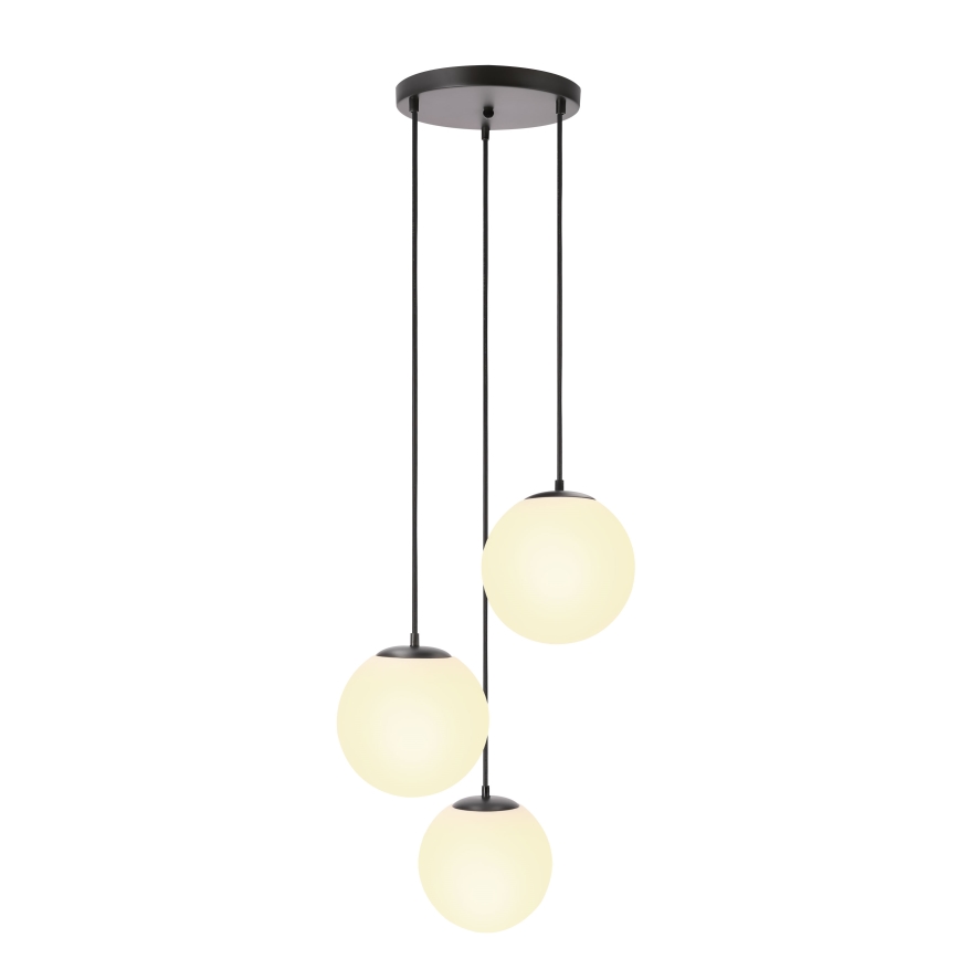 BRILAGI - Żyrandol na lince POLOS 3xE27/40W/230V Ø 42 cm czarny