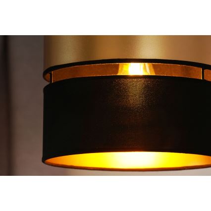 Brilagi - Żyrandol na lince ROYAL 1xE27/15W/230V śr. 25 cm czarny/złoty